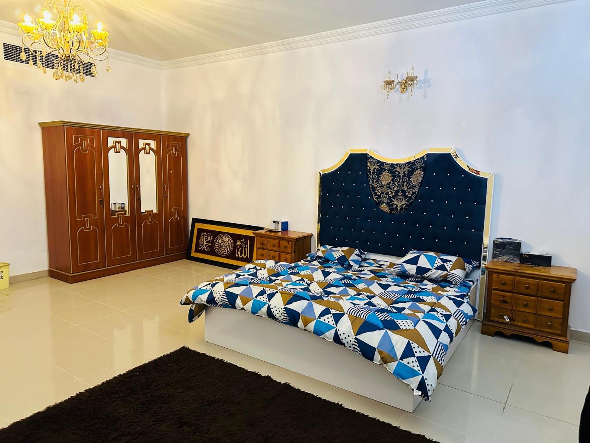 Apartment Tranquil Haven King Bed Ensuite Fully Furnished Bedroom Ajman