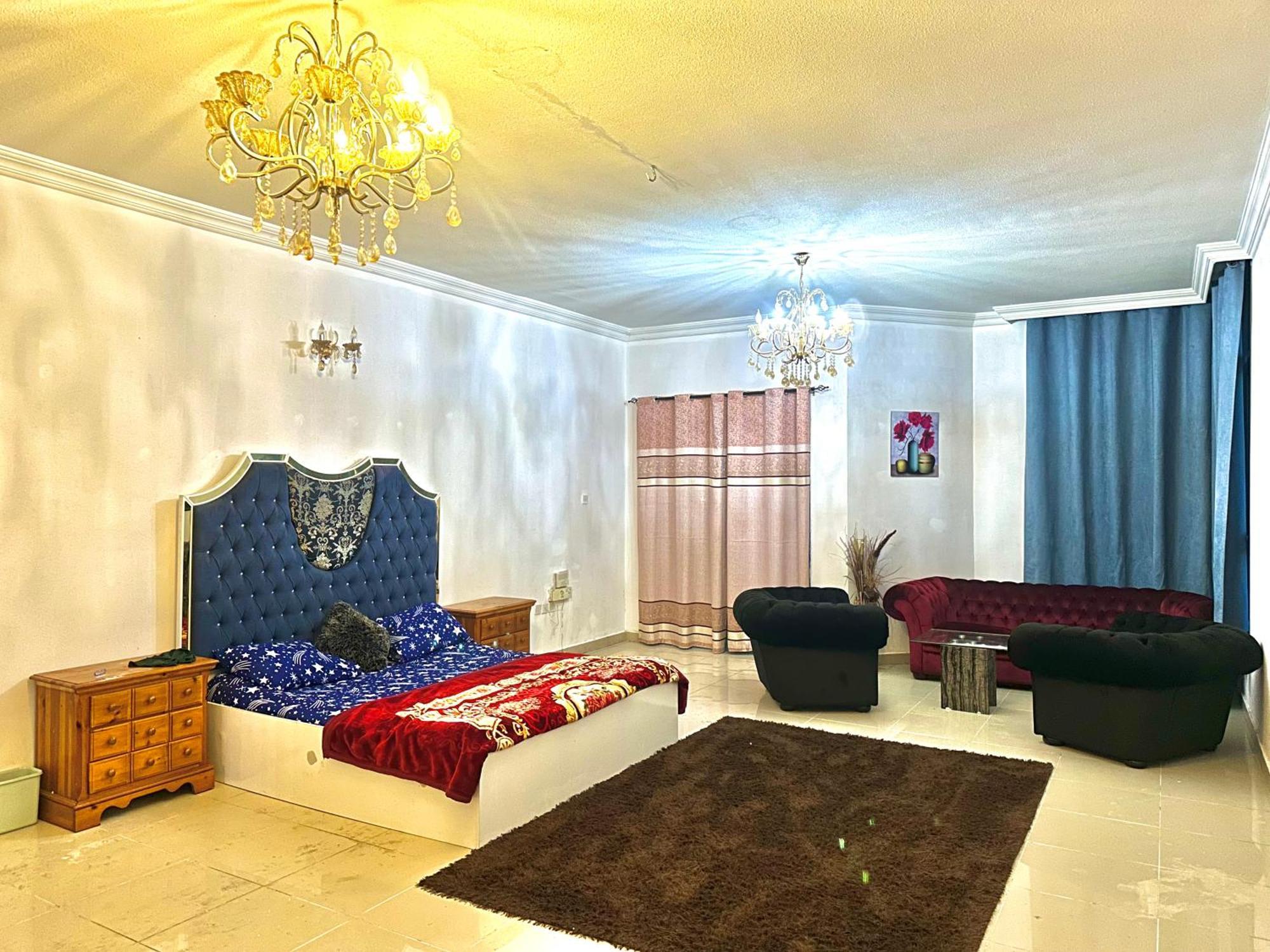 Apartment Tranquil Haven King Bed Ensuite Fully Furnished Bedroom Ajman